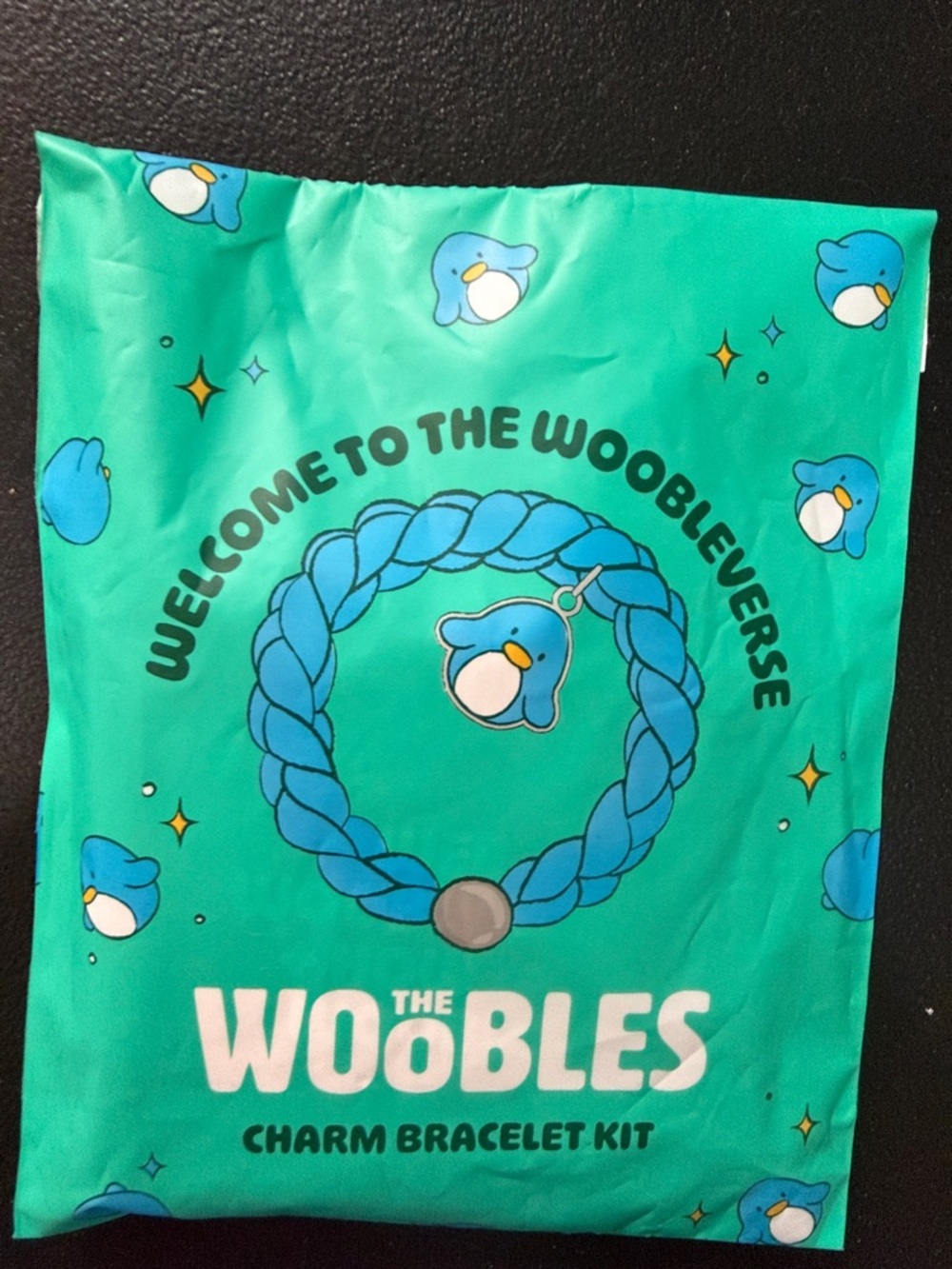 The Woobles Charm Bracelet Kit – Teal Blue
